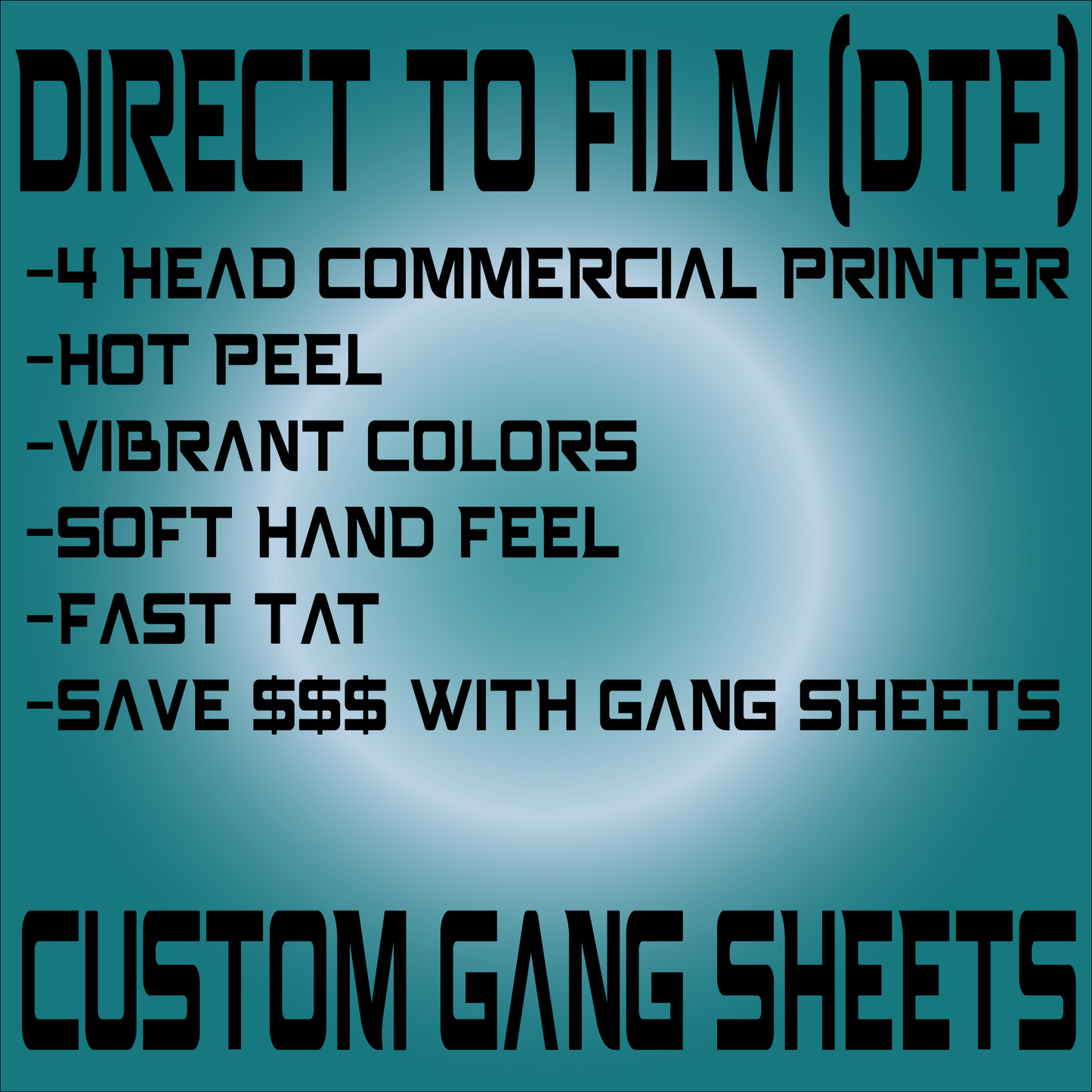 DTF - Custom Gang Sheet