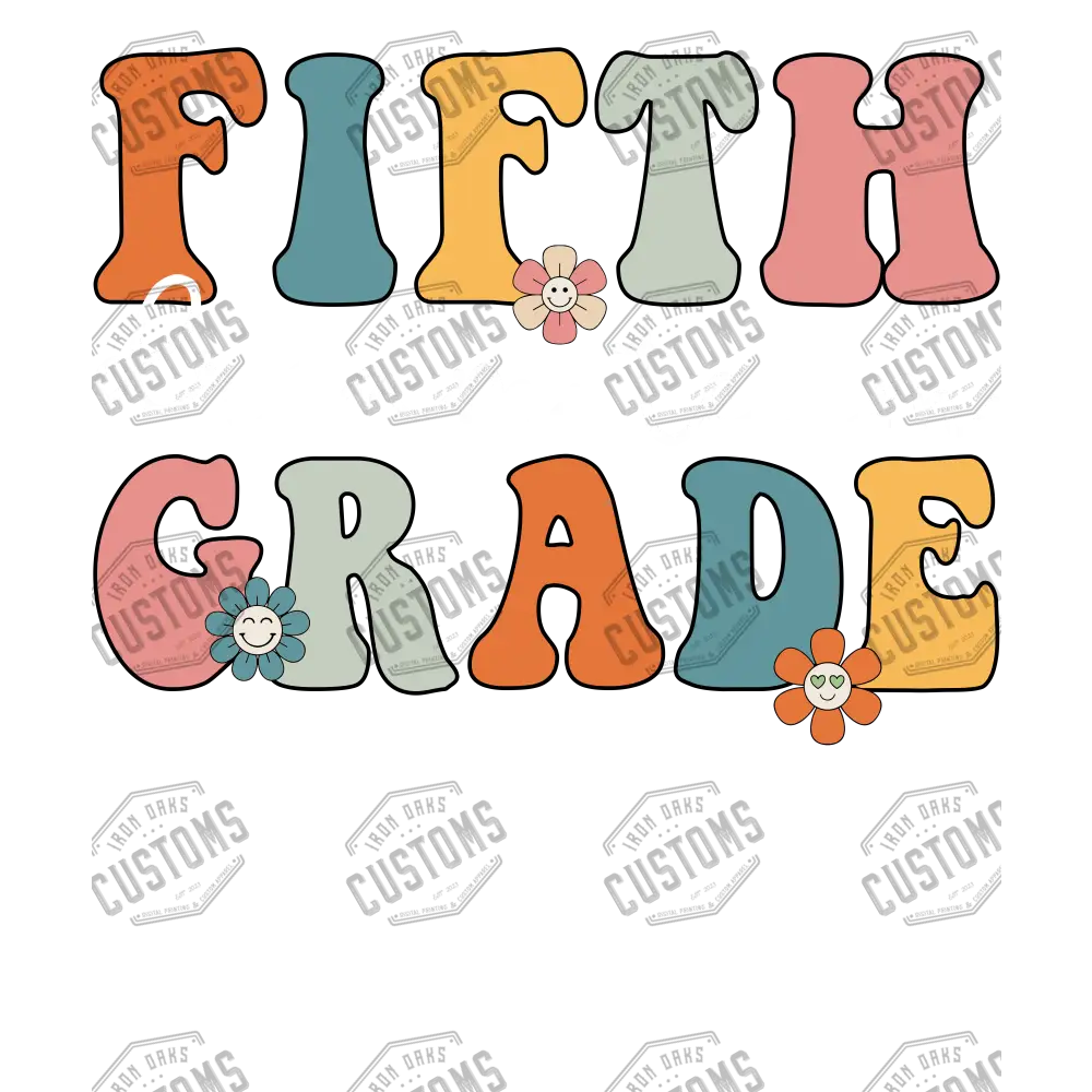 Fifth Grade Dream Team Ready To Press Dtf