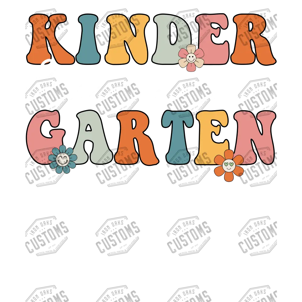 Kindergarten Dream Team Ready To Press Dtf