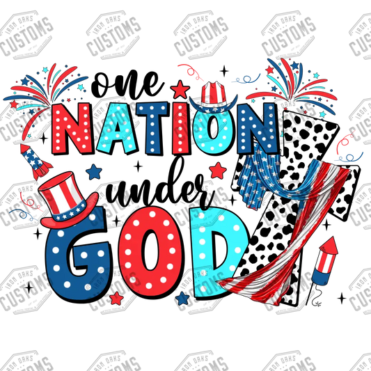 One Nation Under God Ready To Press Dtf