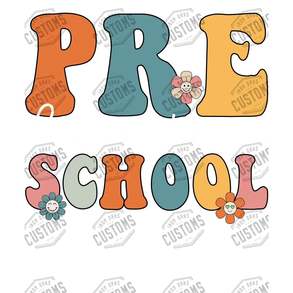 Preschool Dream Team Ready To Press Dtf