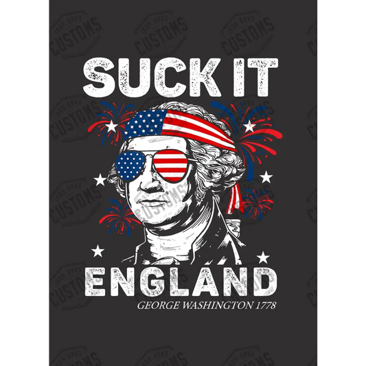 Suck It England Ready To Press Dtf