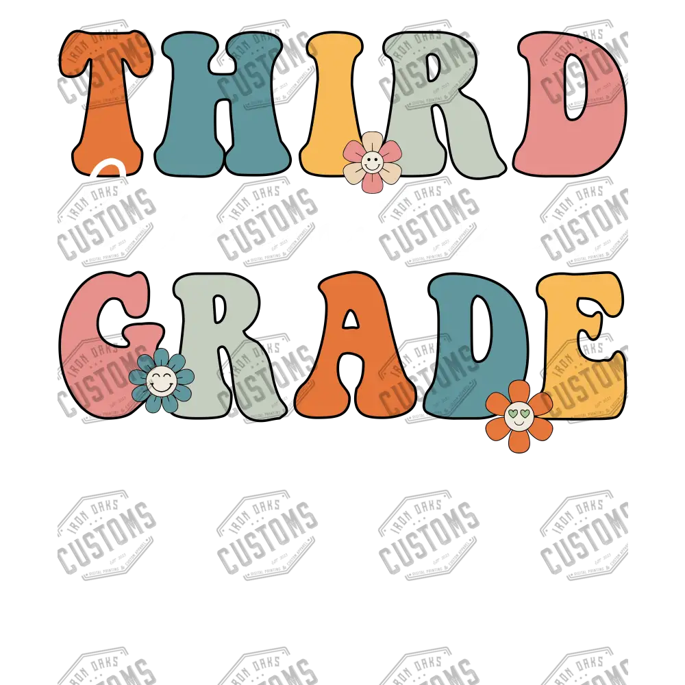 Third Grade Dream Team Ready To Press Dtf